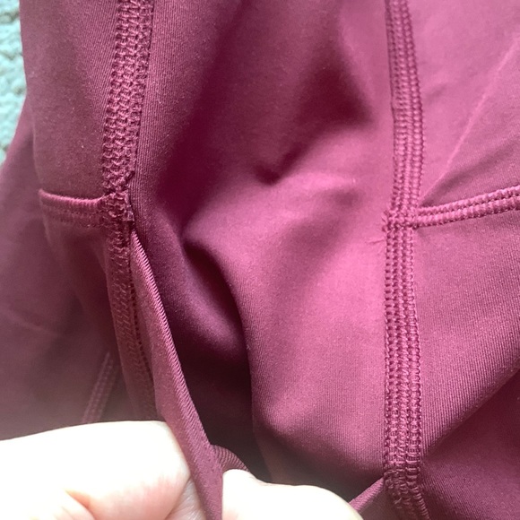 Girlfriend Collective Compressive High Rise Leggings in Mulberry - Size S - Picture 7 of 17